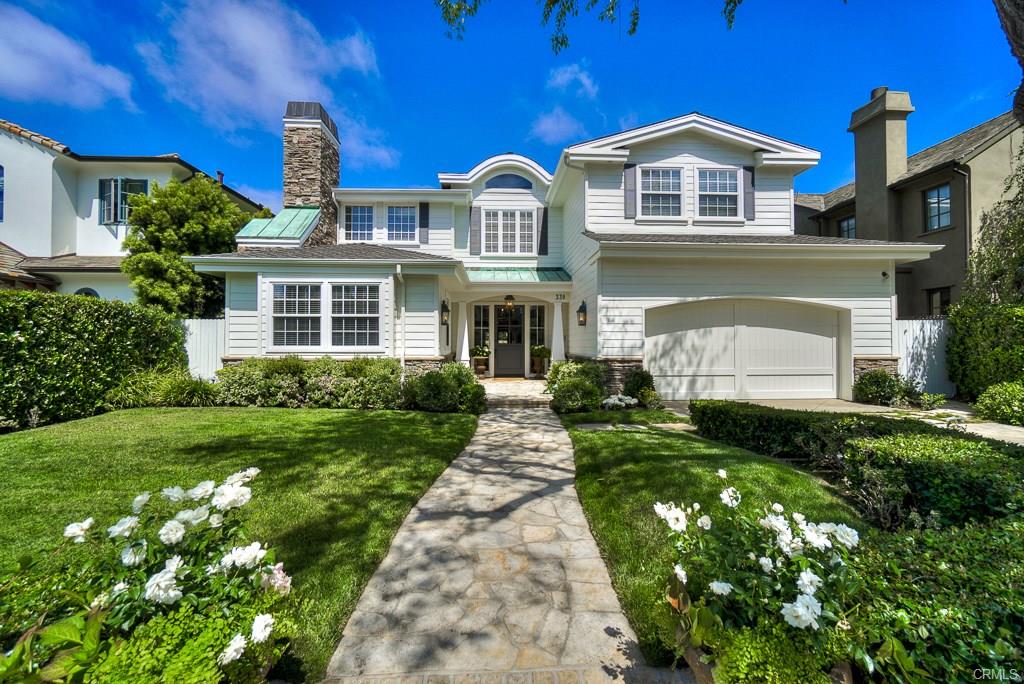 Featured Property Newport Beach Custom Built New Englandstyle Home