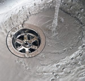 Flush drains with water and vinegar to knock out bacteria and water scale buildup.