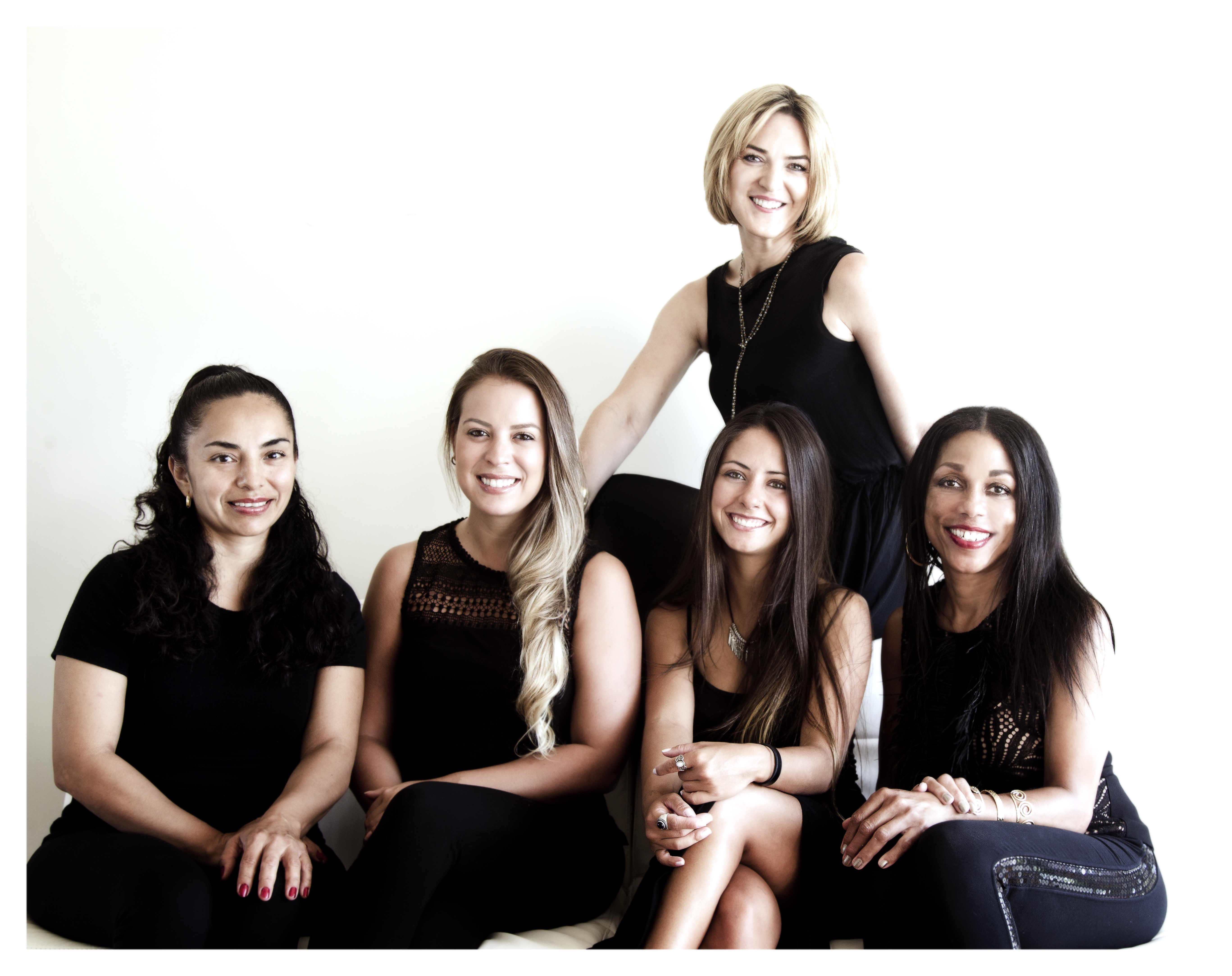 Eden McCracken, far right, with her team of lead home stylists, from left, Veronica, Mariana, Isabelle, and Sheri.