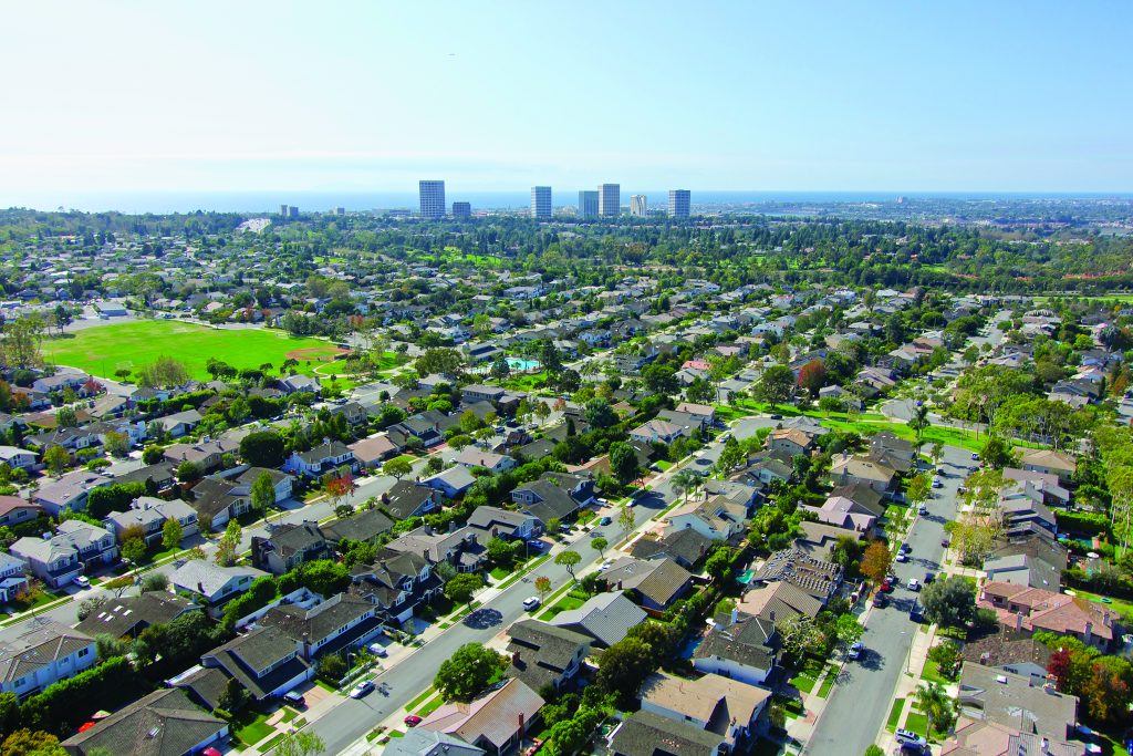 The Port Streets’ amenities, such as a greenbelt and schools, lure families to the Newport Beach neighborhood.